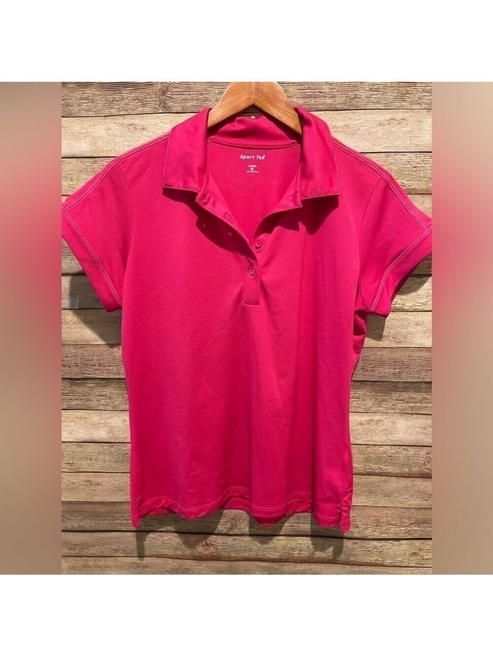 Sport-Tek Ladies Contrast Stitch Micropique Sport-Wick Polo Size: Medium